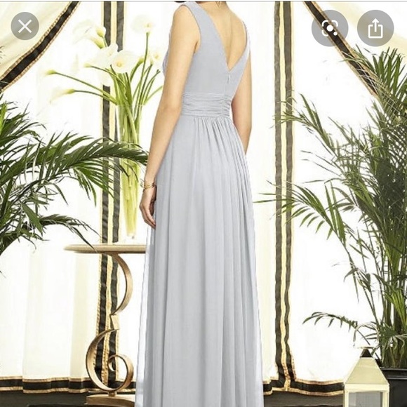 Dessy Frost Blue Dress, Size 2 - Picture 2 of 2